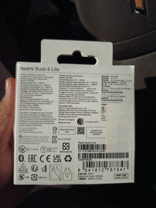 Redmi buts 6 lite sotiladi