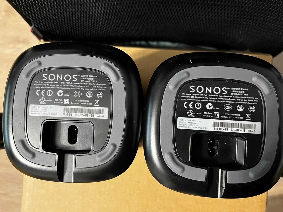 Sonos Play:1 — pereche neagră