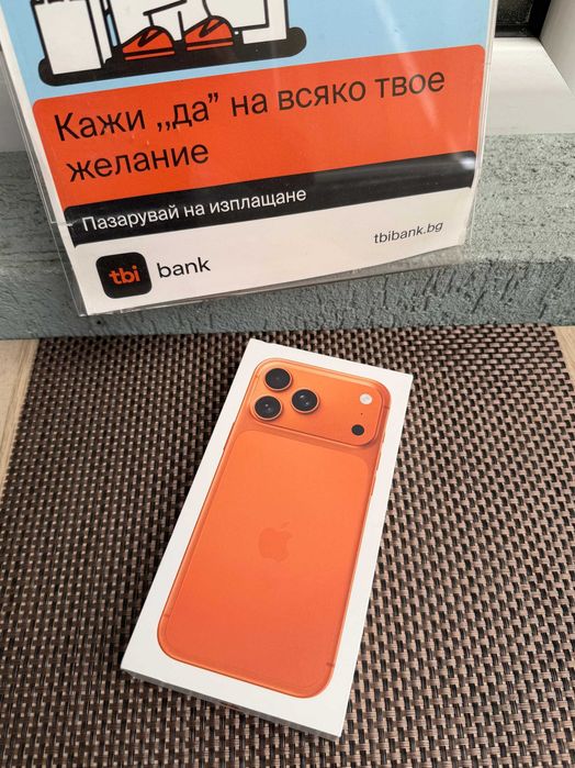 НОВ 1TB iPhone 17Pro Max Лизинг от 65Е/м blue silver Orange ГАР 1000GB