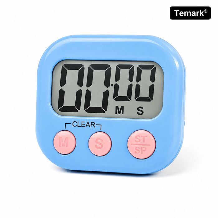Timer digital de bucătărie  TMK-CR-1, cronometrare crescătoare și descrescătoare, magnet, alarmă