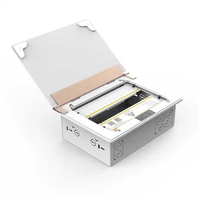 Метално електрическо табло за вграждане с капак от фибростъкло 14P