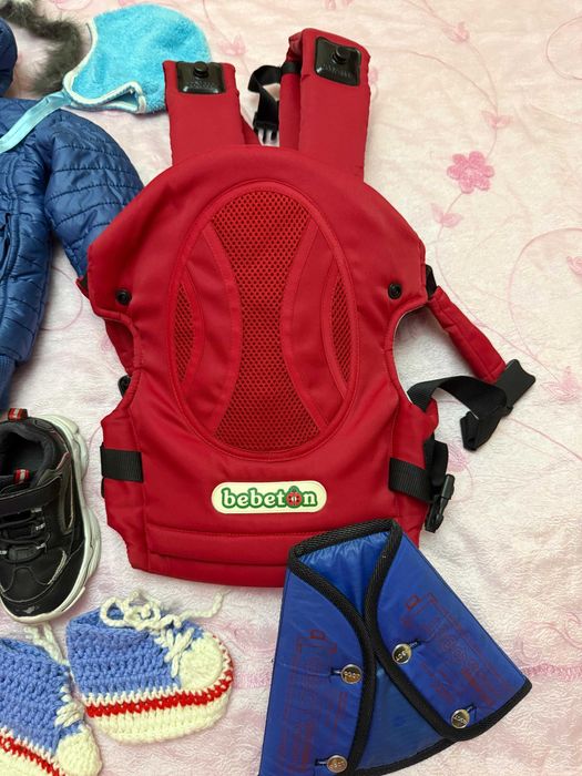 Переноска кенгуру + детские вещи