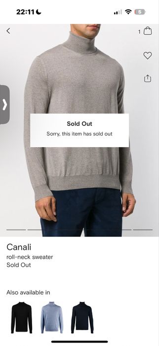 Canali Roll-neck Sweater