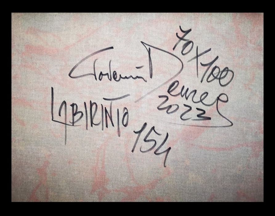 Tablou ,, Labirint " , acril pe pânză