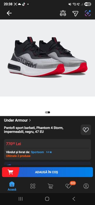 Under Armour phantom 4 storm
