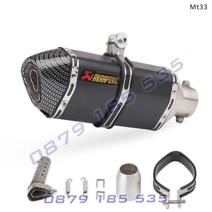 Ауспух AKRAPOVIC спортно гърне мотор 300 мм 30см акрапович накрайник
