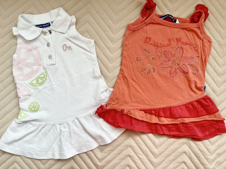 Летни дрехи и рокли за момиче 0 до 9 месеца