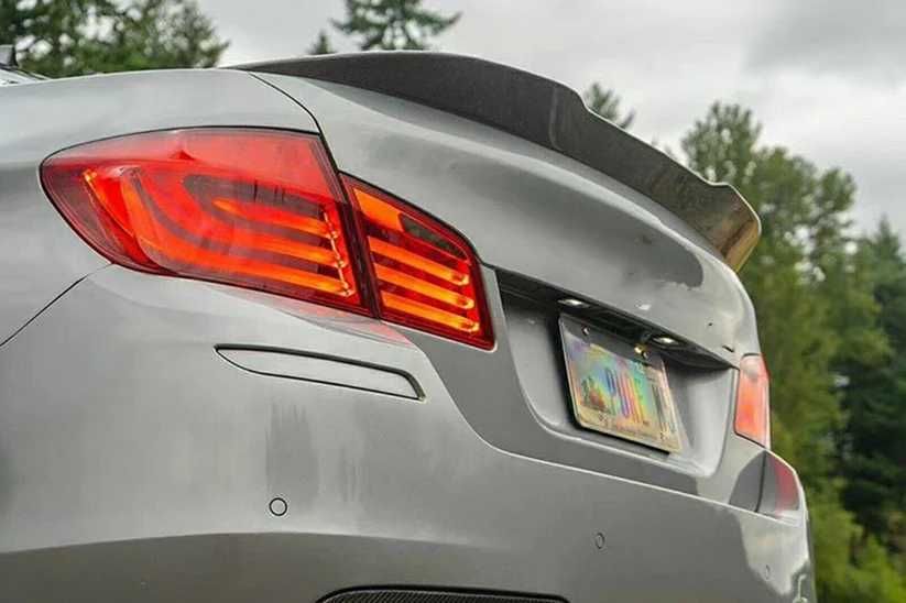 Заден спойлер стил PSM за BMW F10 черен пиано лак