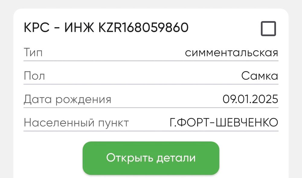 Семантал бір жасар ұрғашы баспақ