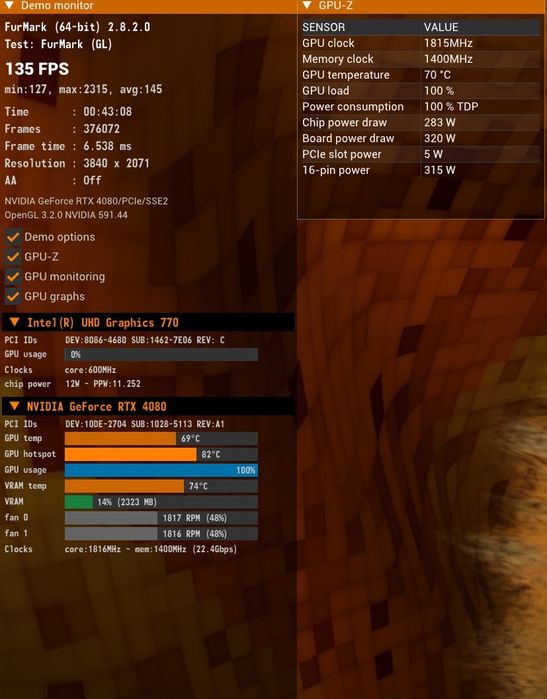 Dell Rtx 4080 16Gb 256Bit GDDR6X