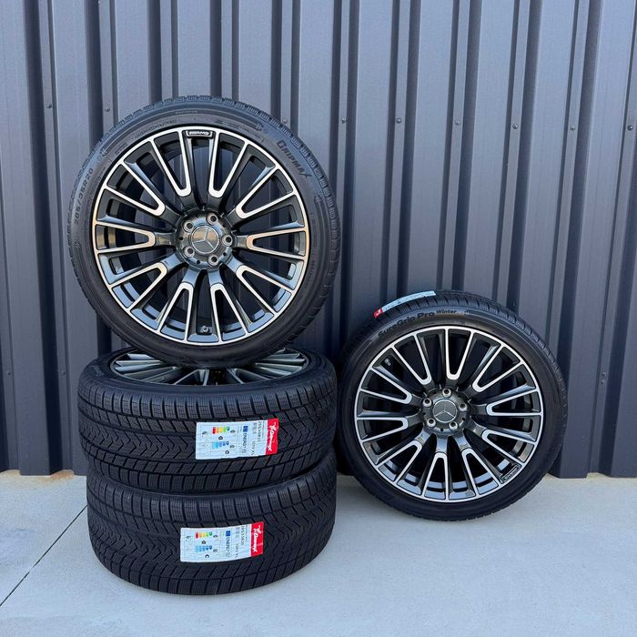 Jante Mercedes S class W223 E class W214 20 R20 cu anvelope 285 35 20 cu 255 40 20 cauciucuri de iarna Roti Complete cu senzori de presiune
