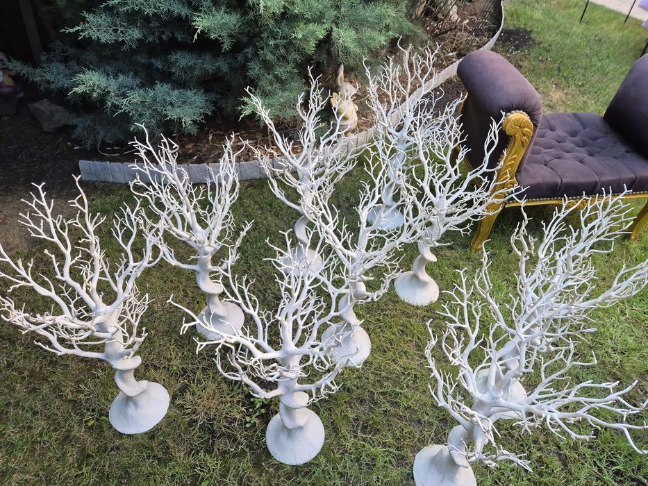 Copacei decorativi albi înălțime 80 cm