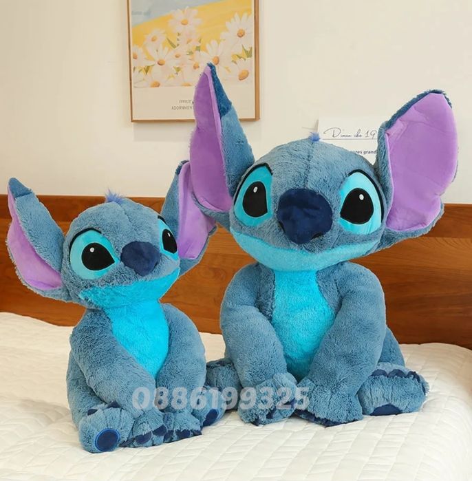 Голям плюшен Стич, 60см Плюшени играчки Лило и Стич Lilo Stitch Плюшен