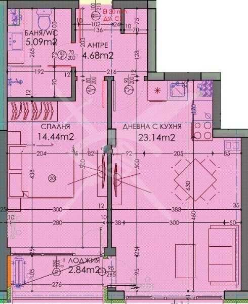 Продава се Двустаен апартамент в Пловдив, Тракия - 72 кв.м за 708 €/кв.м - Снимка #1