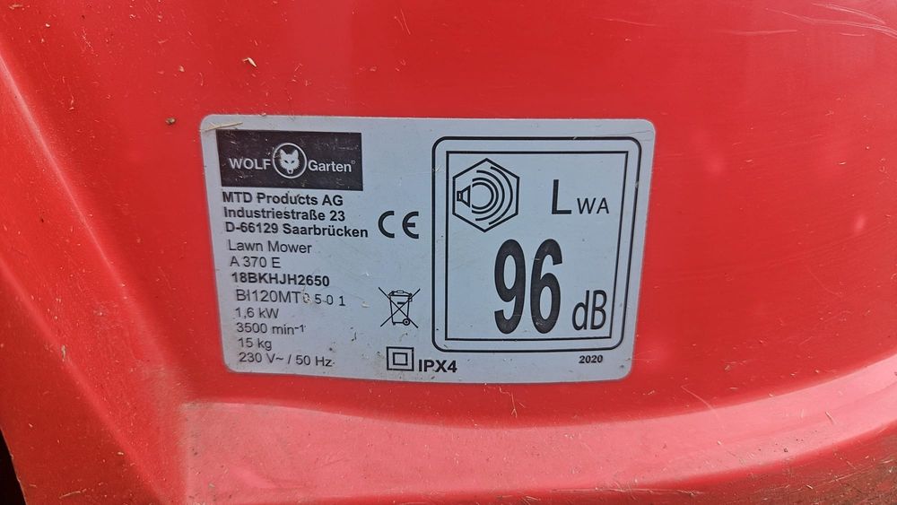 Masina de tuns iarba electrica Wolf Garten A370E