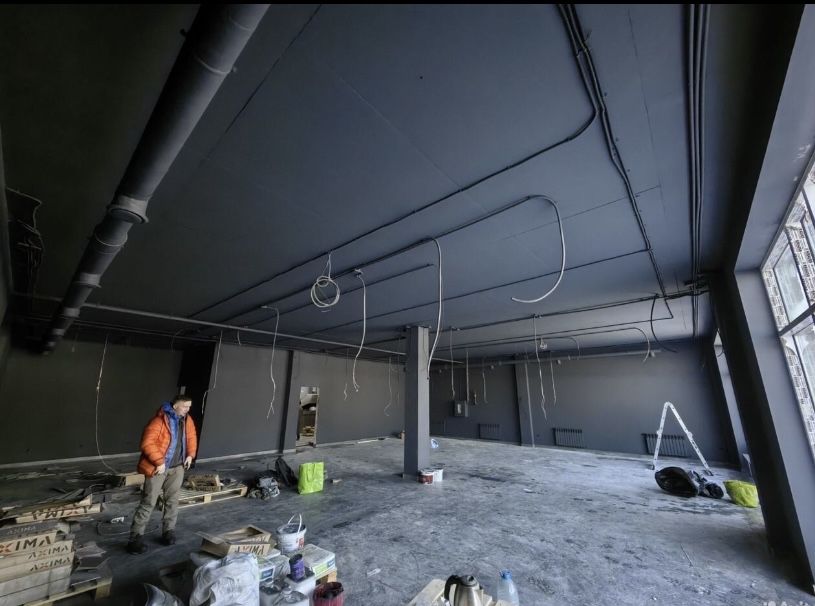 Покраска коммерческих помещений