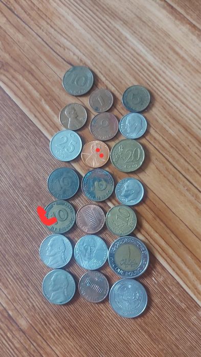 Старые монеты разные