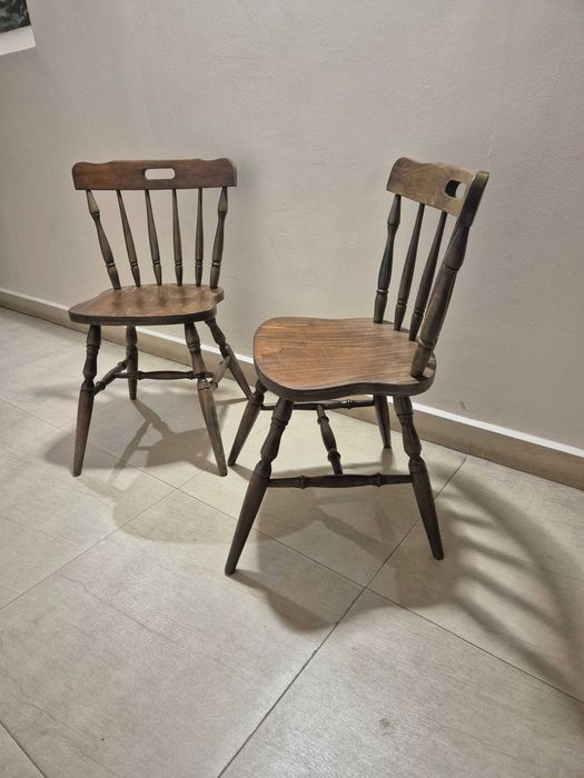 Винтидж столове „Уиндзор“ — английска класика (комплект)