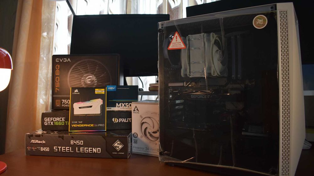 Настолен компютър (Ryzen 5 3600, GTX 1660 Ti, 16GB RAM)