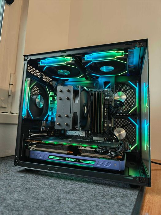 Геймърски компютър Ryzen 5600,GTX 1080 Ti 11GB, 32RAM, 768 SSD Windows 11 Pro Гаранция!