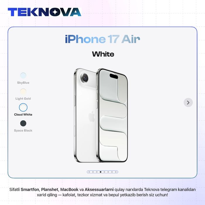 iPhone 17 Air 256GB / 512 GB / 1TB