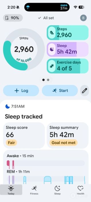 Google fit bit air