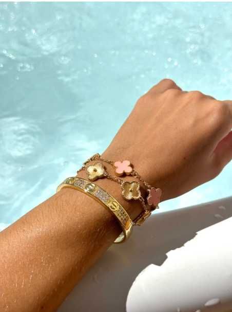 Луксозна Гривна с детелини Van Cleef Alhambra, Гривна Пирон Cartier