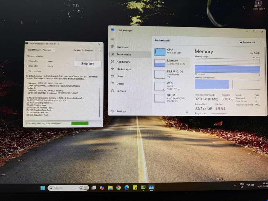 Vand rami  PC / Desktop 32gb ddr5 crucial 5200 cl42