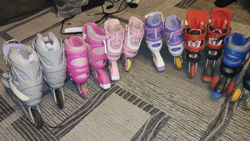 Роликовые коньки 6 шт