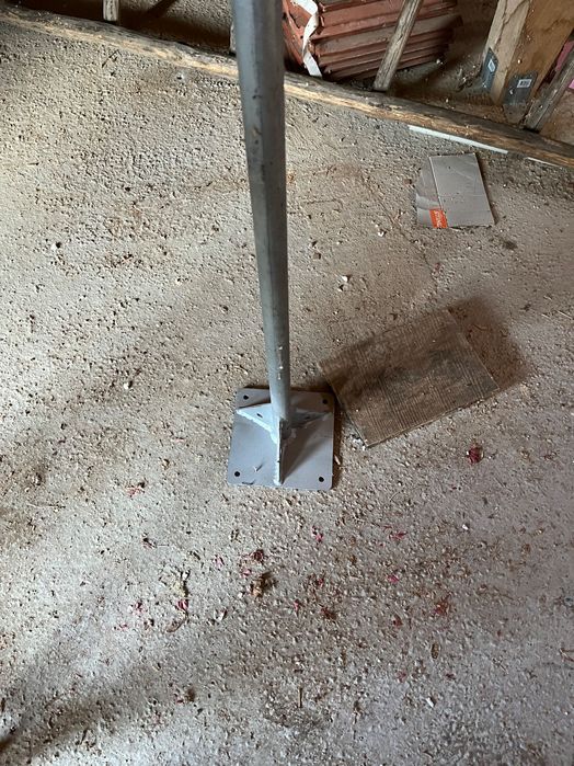 Мълниеприемник и кол за мълниезащитна глава