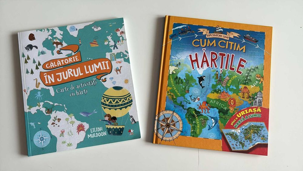 Calatorie in jurul lumii; Cum citim hartile