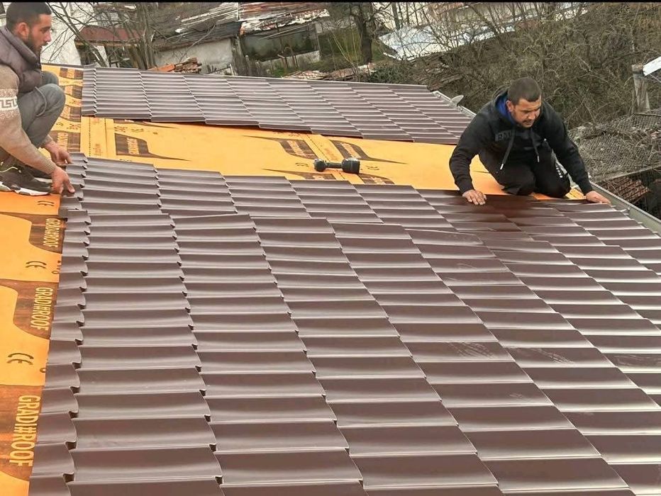 строителна бригада ремонт на покриви