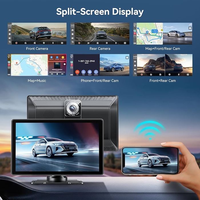 Vibefit A301 мултимедия 9 инча  CarPlay & Android Auto