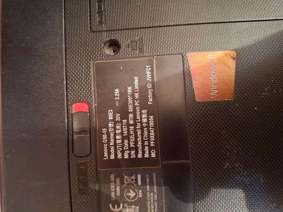 Ноутбук ленова G50