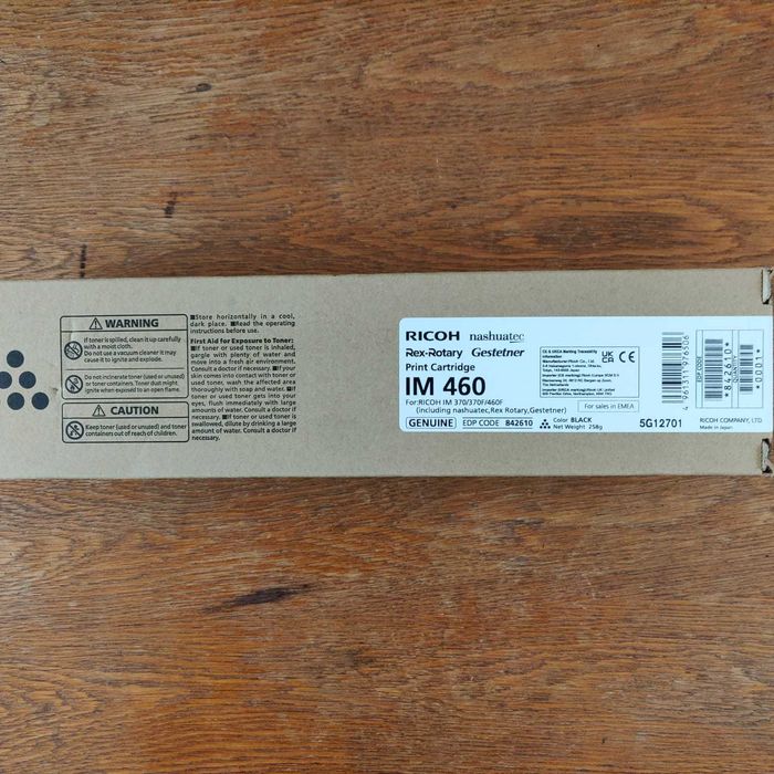 RICOH toner IM 460 , Rex Rotaty , Gestetner , EDP 842610