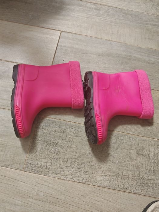 Vând cizme cauciuc , fetiță,roz 30-31