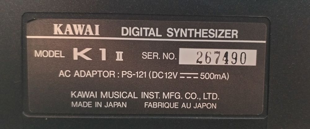 Синтезатор KAWAI K1 ll