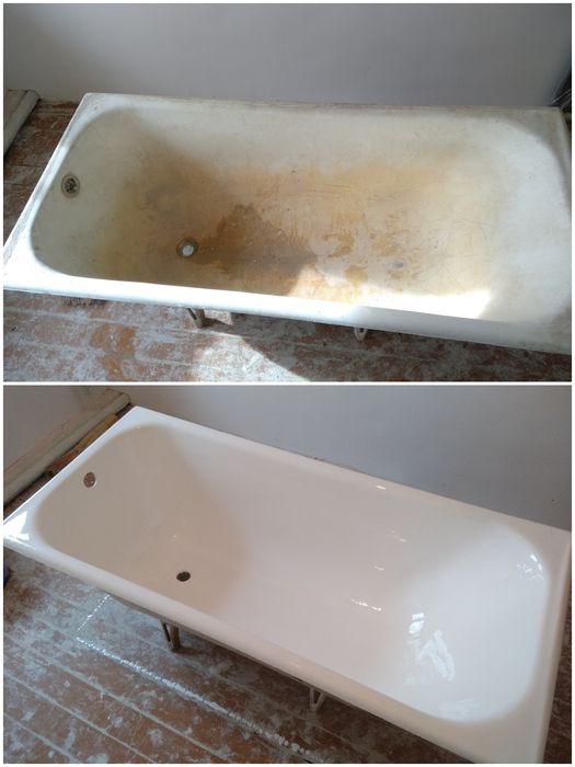 Реставрация ванн.Эмалировка.наливной акрил