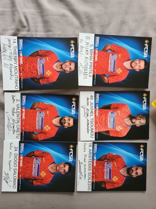 Autografe echipa FCSB