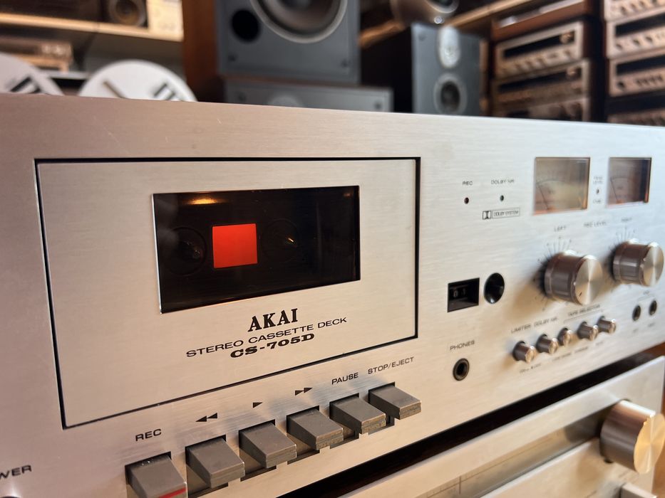Receiver/Statie Akai AA-1020L si deck Akai CS-705D