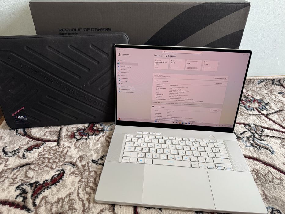Идеал Asus Rog Zephyrus G16 Ultra 9 185H/RTX 4060/16/1TB