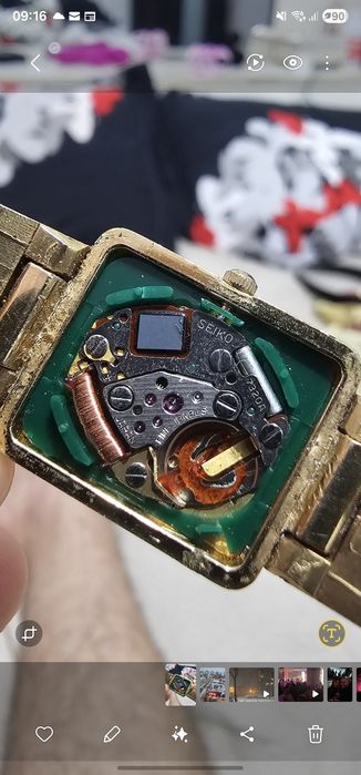 Ceas dama Seiko gold plated