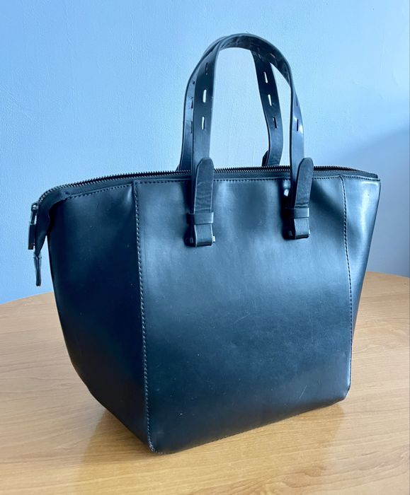 Geanta piele naturala Zara