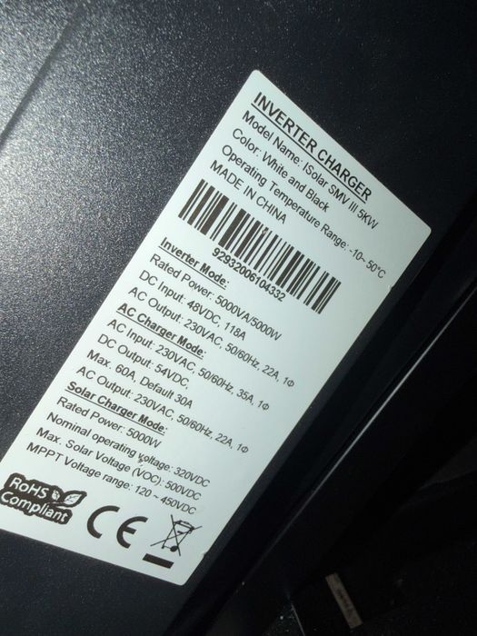Invertor Solar Mpp / Easun / MPPT/Voltronic