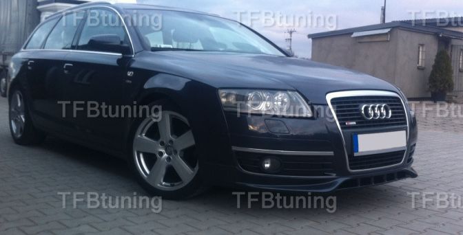 Prelungire bara fata fusta spoiler lip Audi A6 C6 04-08 SLINE S-LINE