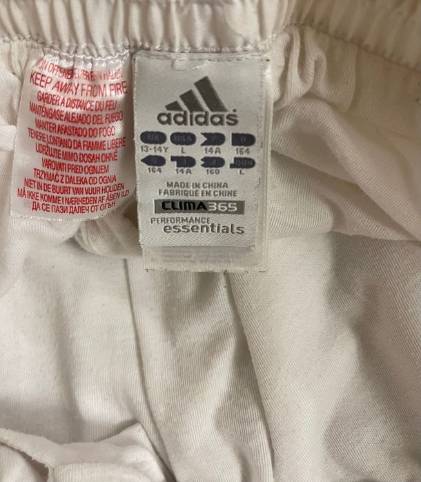 Vand pantaloni adidas albi