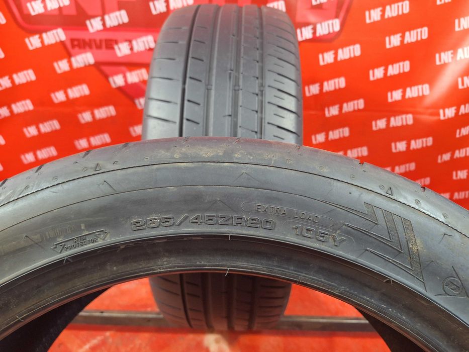 Anvelope de VARA - 255/45/20 - DUNLOP - 6.36 MM - DOT 2019 !