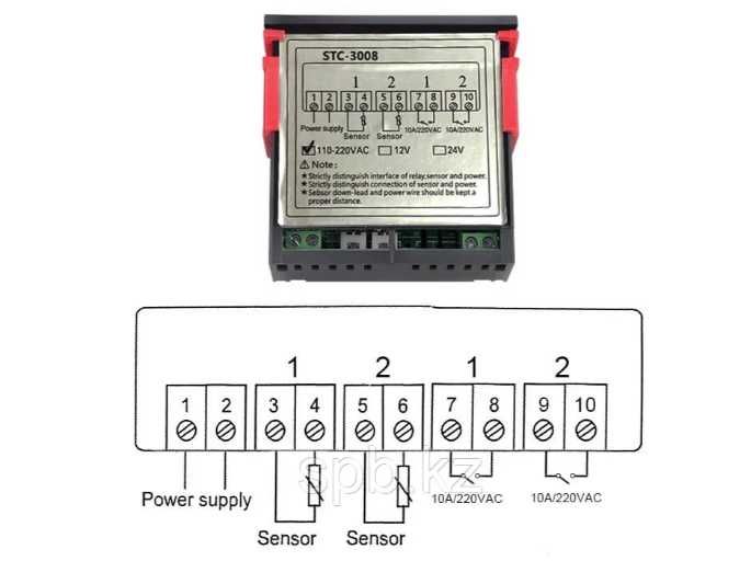 Регулятор температуры STC-3008