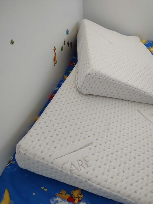 Възглавница рефлукс за бебе за детско легло, клин