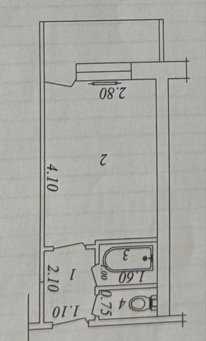 1/3/4 Карасу-6 ,бывшие общежитие 21 м кв
